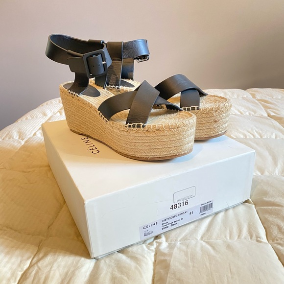 🛍SOLD🛍 CÉLINE Criss Cross Sandals - Picture 9 of 10